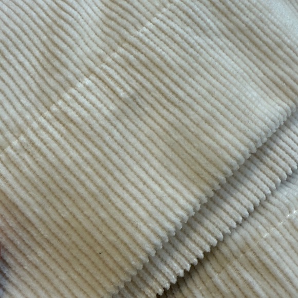 NWT Anthropologie Maeve 18W The Colette Wide Leg Cropped Cream Ivory Corduroy - Picture 12 of 12